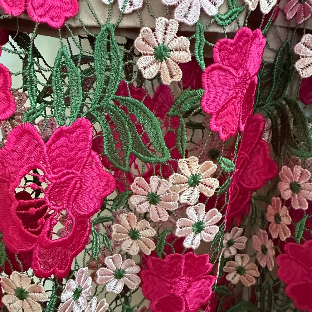 Dress the Population Pink Floral Embroidered Dress - Picture 5 of 6